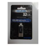 Hi-Level Hı Level 32 Gb Çift Taraflı Telefon Bilgisayar Usb Flash Bellek Gri