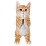 Hi-Line Gift Ltd 87703-A Oynayan Tekir Yavru Kedi Bahçesi Heykeli