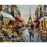Hi Stone 5D Elmas Boncuk Taş İşleme Mozaik Goblen Kit Tablo 50 x 40 cm GC70314 Yuvarlak Boncuklarla