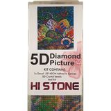 Hi Stone 5d Elmas Taş Işleme Kiti 40X50 cm Mozaik ve Renkler Desen