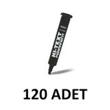 Hi-Text 120 Adet 830pc Kesik Uç Permanent Kalem Koli Kalemi Siyah