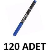 Hi-Text 120 Adet Ohp Asetat Kalemi Mavi 780-SM S İnce Uçlu Permanent