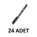 Hi-Text 24 Adet Ohp Asetat Kalemi Siyah 780-SM M Uçlu Permanent