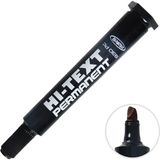 Hi-Text 830 C Permanent Kesik Uç Siyah Marker Koli Kalemi