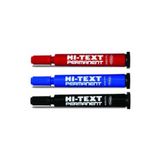 Hi-Text HI-TEXT 830 PC KESİK UÇLU PERMANENT MARKER KOLİ KALEMİ 3 RENK