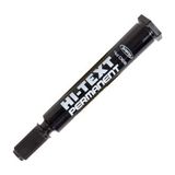 Hi-Text Hı-Text Permanent Marker ( Koli Kalemi ) Yuvarlak Uç Siyah 12 Li 830 - Kesik Uç