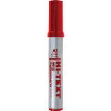 Hi-Text Maxi Kırmızı 10 mm Kesik Uç Markör Kalem