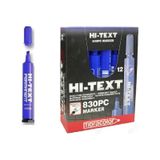 Hi-Text Permanent Kalemi Mavi 12Li Paket Kesik Uç