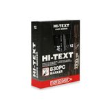 Hi-Text Yuvarlak Uçlu Siyah 830PB 12'li Paket Markör