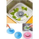 Hibana 2 Kademeli 2Adet Dokunmatik Lavabo Tıkacı Silikon Lavabo Gider Tıpası