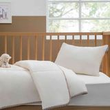 Hibboux 35X50 Woozy Yıkanabilir Kılıflı Yün Bebek Yastığı 200 gr - 35 x 50 cm - Ekru