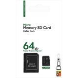 HİBOTEKNO 64 GB Micro SD Kart, yüksek kapasiteli Class10 hızlı veri aktarımlı Adaptörlü SDHC GENİŞ KULLANIM ALANI