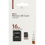 HiboTekno Adaptörlü 16 GB Micro Sd Hafıza Kartı, Class 10, Uhs-I, Yüksek Hız, Full Hd Video Kayıt Geniş Kullanım Alanı - RENK