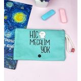 Hiç Mecalim Yok Tasarımlı Bez Kalemlik Cüzdan