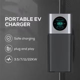 Hıcı Elektrikli Araç Şarj Istasyonu Wifi Aplikasyonlu Type2 3,5KW-7KW-11KW-22KW Dönüştürücü ve Çanta Hediyeli - 22KW-32AMPER