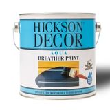 Hickson Decor Aqua Breather Paint Antrasit Gri 5 lt Ahşap Boyası