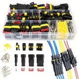 Hıd Konnektör Seti Oto Elektrik Kablo Soketleri Su Geçirmez Kutulu Yüksek Kaliteli Otomotiv Car System Terminal Connection (Gerçek Adet 300 Parça)