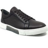 Hidayet Özel 01 Deri Ortopedik Erkek Yazlık Rahat Günlük Sneaker Ayakkabı 40-44 - Kahverengi