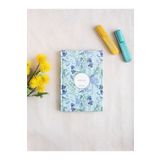 hiddenpaperco Çiçekli Bez Ciltli Defter / Çizgisiz