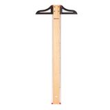 Hidex Ahşap T-cetveli 60 Cm (sökülebilir Başlık, Kumaş Kılıf )