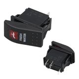 Hidrafor Sembollü Işıklı 3 Pinli On-Off 12-24V Marin Switch
