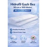 Hidrofil Gazlı Bez 90 Cm X 100 Metre Medikal Emici Steril Olmayan Gazlı Bez Rulo