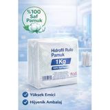 Hidrofil Rulo Pamuk 1 Kg Saf Pamuk Yüksek Emici Kozmetik Kullanım 1 Adet