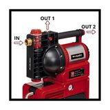 Hidrofor Ge-Ww 1246 N Fs (1200 W, Maks. 4600 L/saat Debi, LED Ekranlı Debi Sensörü, Kir/emiş/su Seviyesi Göstergesi, Donma Koruması, Kuru Çalışmaya Karşı Koruma, 20 L Tank) - 4173530 - Option-1