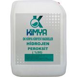 Hidrojen Per Oksit %50 - Hydrogen Peroxide Oksijenli Su 10 kg - 10 lt