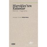 Hierokles'ten Kalanlar: Metinler - Fragmanlar