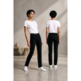 Hies Siyah Mom Jeans,yüksek Bel Likralı Esnek Kadın Mom Kot Pantolon - 34