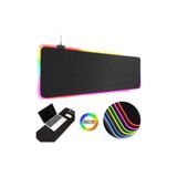 Hietech 90x40 Rgb Mouse Pad Led Işıklı Speed Yüzey Su Geçirmez Gamepad Baskısız Siyah Renk Gaming Mousepad