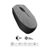 Hietech Gri Kablosuz USB 2.4Ghz Terletmez Kumaş Fabric Yüzey 1.200Dpi Hafif Kablosuz Mouse