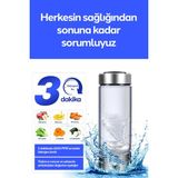 Hifu Skin Device Hidrojenli Su Cihazı Sağlık1 Güzelik2 Zayıflama3 12 lt Günlük Su Arıtma Kapasitesi ile Sağlıklı Su ve 10 Aşamalı Filtrasyon - Açık Gri