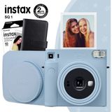 HiFuture Fujifilm Instax SQ1 Buz Mavi Fotoğraf Makinesi ve Hediye Seti 2 Kare Film Formatı - Gri