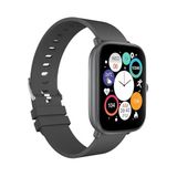 HiFuture FutureFit Zone Bluetooth 5.0 IP68 Su Geçirmez 1.69 inç iOS & Android Uyumlu Nabız Spor Kan Oksijen Takibi 43mm Akıllı Saat (Gri)