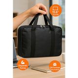 Hig Home Laptop Çantası 13 14 15.6 Inç Uyumlu Suya Dayanıklı Laptop Taşıma Çantası (3 Katmanlı Koruma) - Siyah