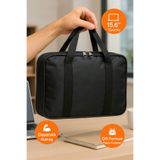 HİG HOME Laptop Çantası 13 14 15.6 İnç Uyumlu Suya Dayanıklı Laptop Taşıma Çantası (3 Katmanlı Koruma)