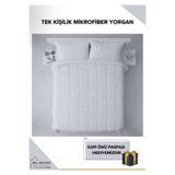 HİG HOME Tek Kişilik Pamuklu Microfiber Yorgan