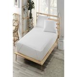 Hig Store Alez Sıvı Geçirmez Yatak Koruyucu 4 Köşe Lastikli Alez Tek Kişilik & Çift Kişilik ( 2 Ebat) - 100 x 200 cm - Beyaz