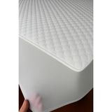 Hig Store Desert Touch Full Kenar Su Sıvı Geçirmez Yatak Koruyucu Alez - 120 x 200 cm - Beyaz