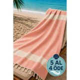 Hig Store Elmas Peştemal %100 Pamuk Saçaklı - 90X170 Ebat Plaj Havuz Spa Spor Sauna Seyahat Havlusu - 90 x 170 cm - Pembe