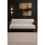 Hig Store Higliving Modern Dokuma Desen Premium Koltuk Örtüsü / Saçaklı Kanepe Çekyat Kanepe Örtüsü 170x210 cm