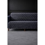 Hig Store Lüks Şönil Kaydırmaz Yıkanabilir Sakallı Koltuk Örtüsü - Çekyat Örtüsü - Oturma ve Sırt 170X210 Ebat - 170 x 210 cm - Antrasit