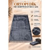 Hig Store Ortopedik Diz Ağrıtmayan 7 Cm Visco Süngerli 80x120 Seccade Kadife Embos Üst Kumaş Çantalı