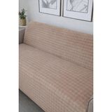 Hig Store Tavşan Tüyü Ithal Bubble Ultra Yumuşak Kaymaz Yıkanabilir Koltuk/çekyat Örtüsü 170X210 Büyük Ebat - 170 x 210 cm - Bej