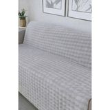 Hig Store Tavşan Tüyü Ithal Bubble Ultra Yumuşak Kaymaz Yıkanabilir Koltuk/çekyat Örtüsü 170X210 Büyük Ebat - 170 x 210 cm - Gri