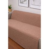 Hig Store Tavşan Tüyü Ithal Bubble Ultra Yumuşak Kaymaz Yıkanabilir Koltuk/çekyat Örtüsü 170X210 Büyük Ebat - 170 x 210 cm - Karamel