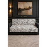 Hig Store Ziza Koltuk Örtüsü %100 Pamuklu Saçaklı Çift Taraflı 170X210 Ebat Bohem Koltuk Çekyat Berjer Örtüsü Oturma ve Sırt Bölgesi - 170 x 210 cm - Kahverengi