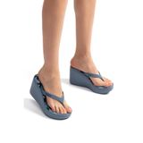 High Fashion Thong Kadın Parmak Arası Terlik Mavi 35/40